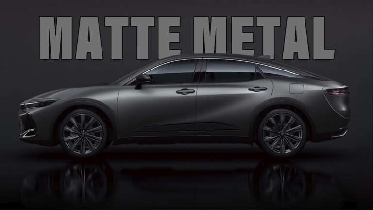 Toyota Crown “Matte Metal” Limited Edition Has A Special Paint That Is Easy To Maintain