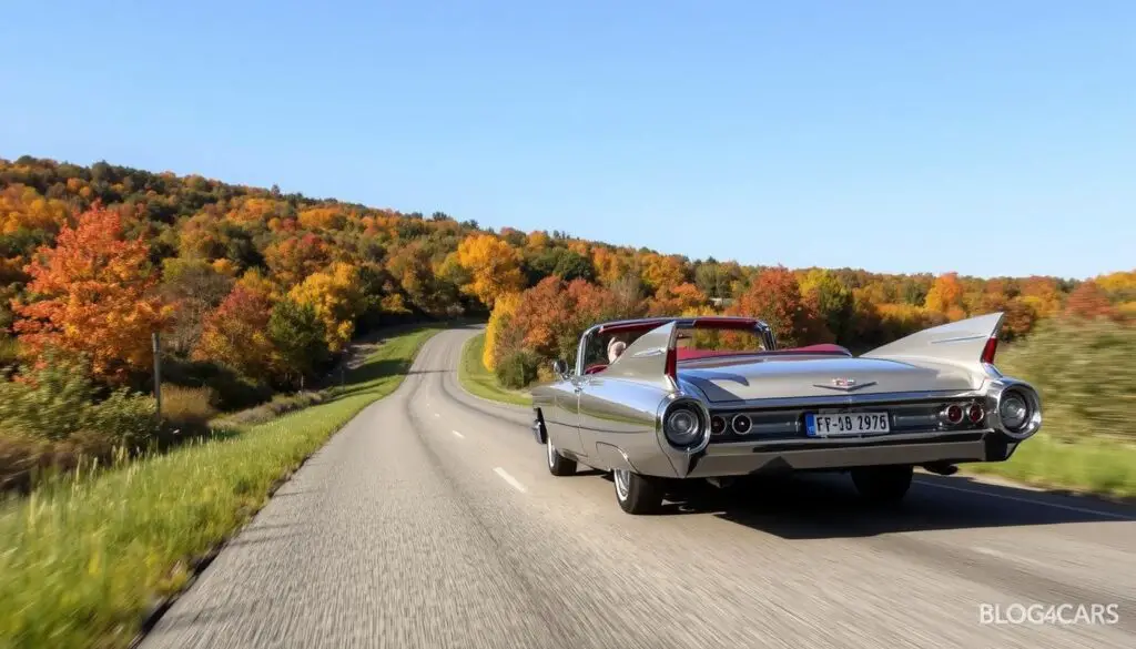 1959 Cadillac Series 62 on the road