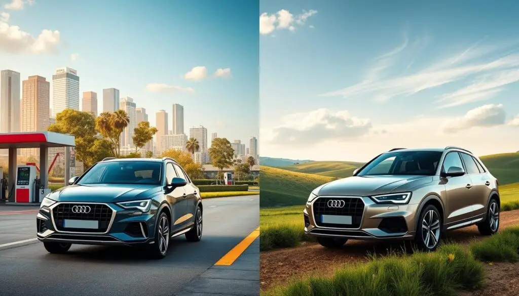 Audi Q3 gasoline vs diesel fuel economy